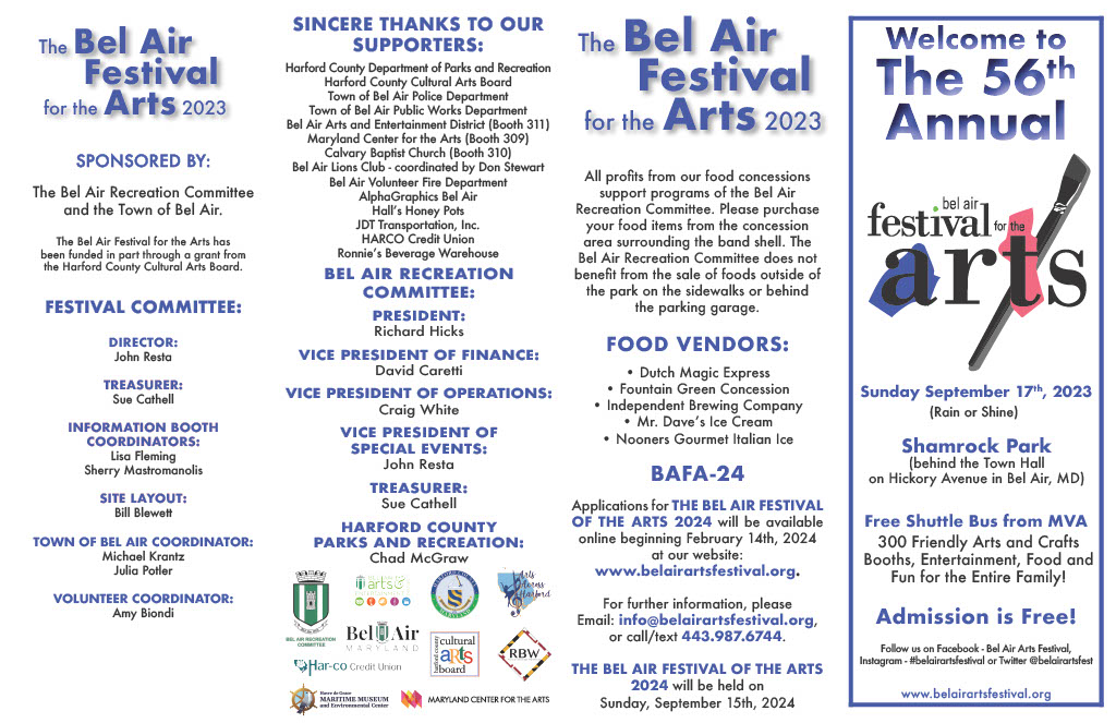 Bel Air Festival of Arts - Bel Air Rec Council